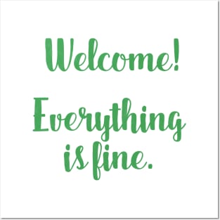 The Good Place - Welcome! Everything is Fine. Posters and Art